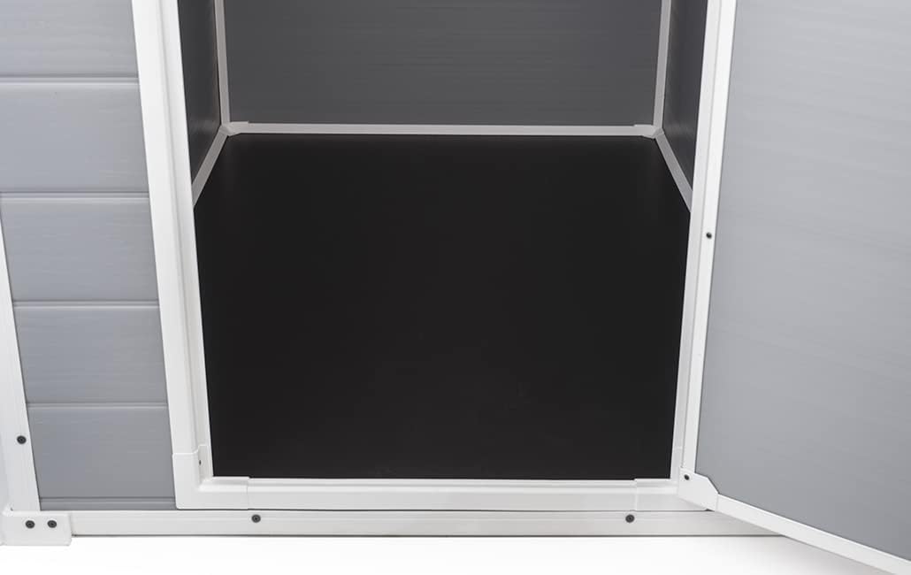 Keter Casetta Manor 4X3 Grigia In Resina Cm 128X94X196 H