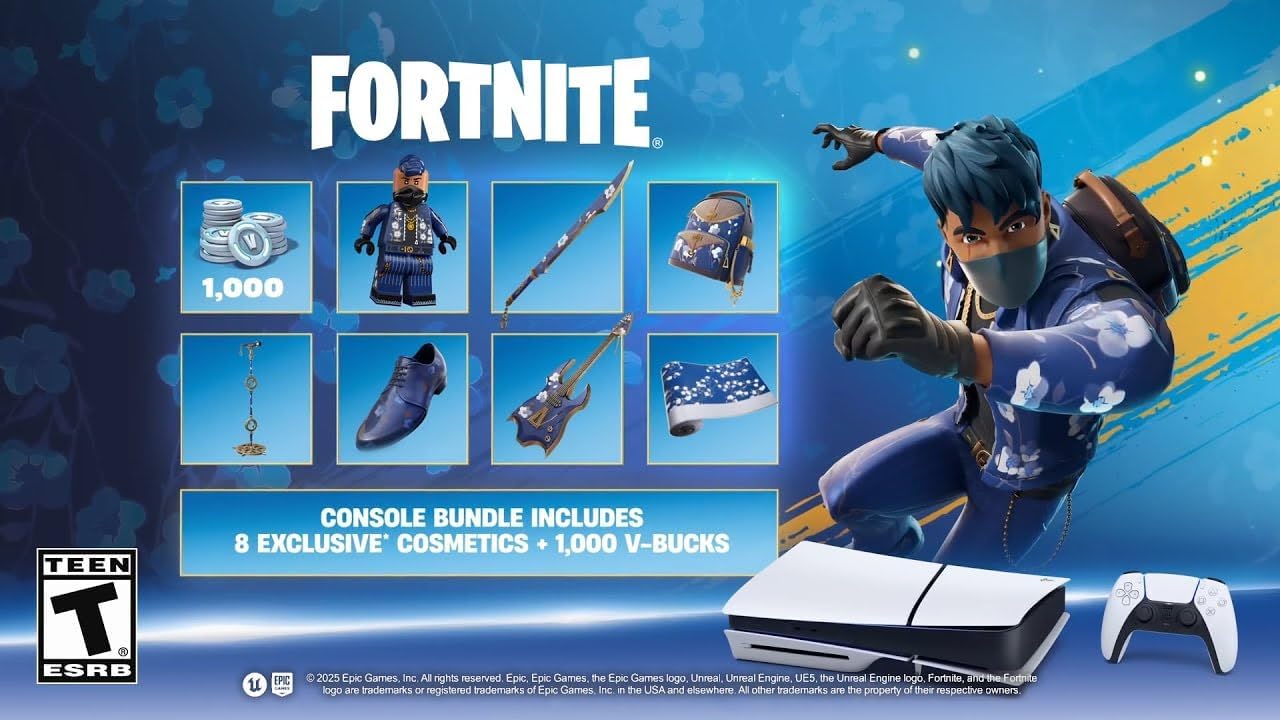 Playstation PS5 1 TB + Fortnite Flowering Chaos