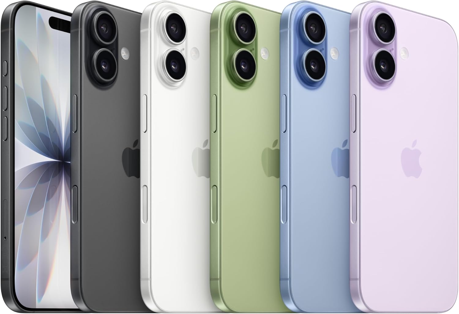 Apple iPhone 17 256 GB: display 6,3" con ProMotion, chip A19, fotocamera frontale Center Stage per selfie di gruppo più facili, più resistenza ai graffi, un giorno intero di batteria; Nero