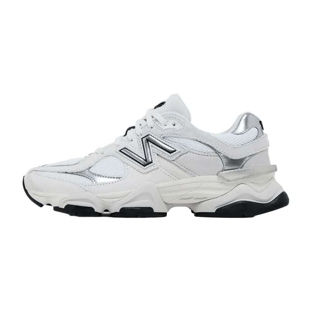 New Balance 9060 White Black Metallic Silver