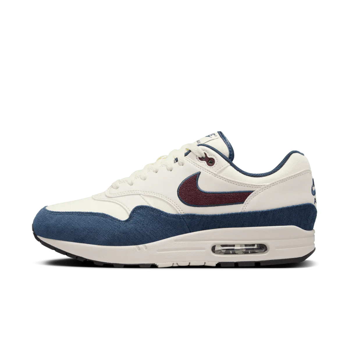 Nike Air Max 1 Coconut Milk Burgundy Crush Navy