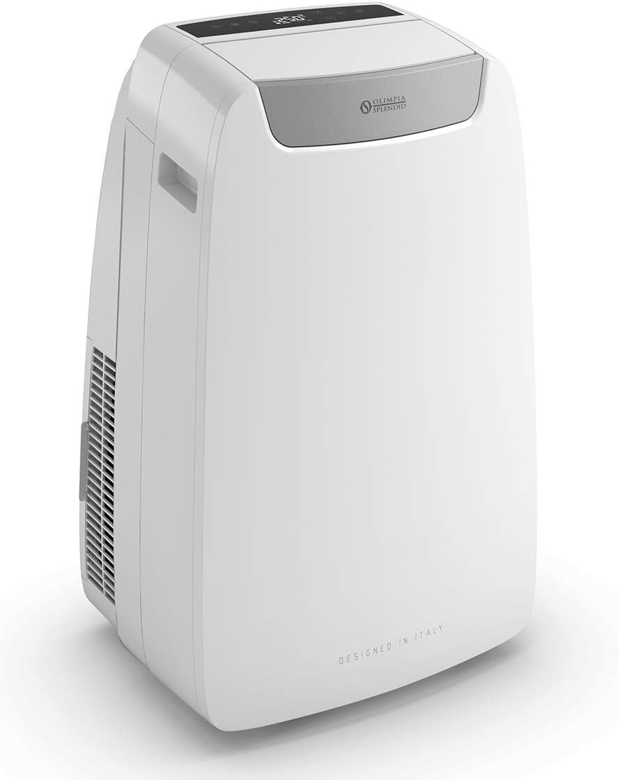 Olimpia Splendid, Dolceclima 14 HP Wifi, Climatizzatore portatile 14.000 BTU/h, classe A, potenza 3,5 kW, funzioni di raffreddamento, deumidificazione e ventilazione, Wifi integrato