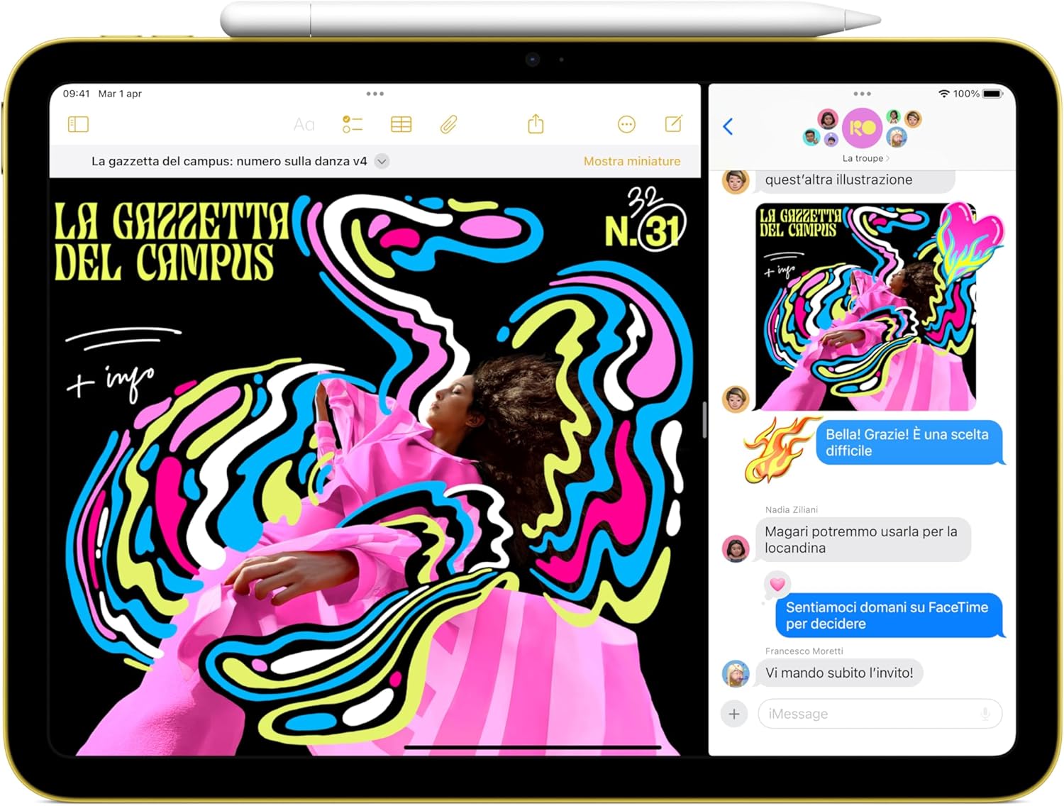 Apple iPad with A16 Chip: 11" Liquid Retina Display, 128GB, Wi Fi 6, 12MP Front and Back Cameras, Touch ID, Full Day Battery Life — Silver
