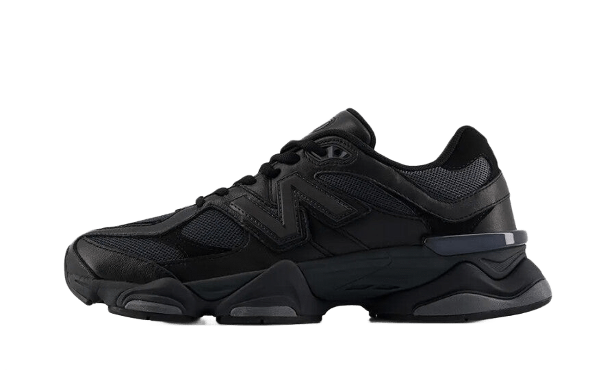 New Balance 9060 'Triple Black Leather'