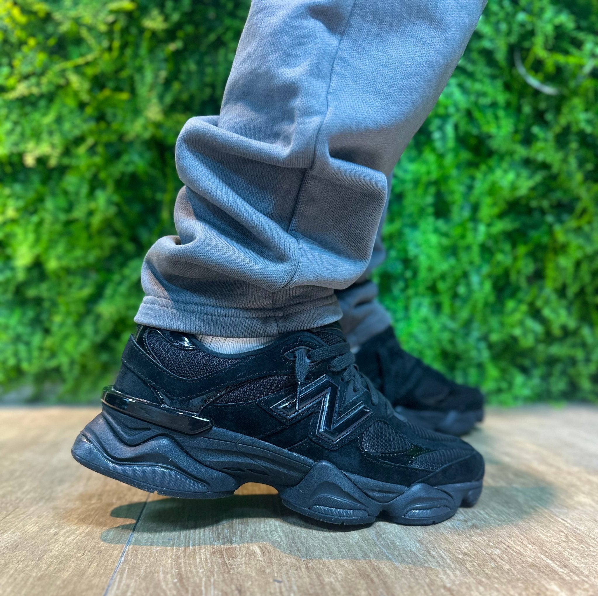 New Balance 9060 Triple Black Patent